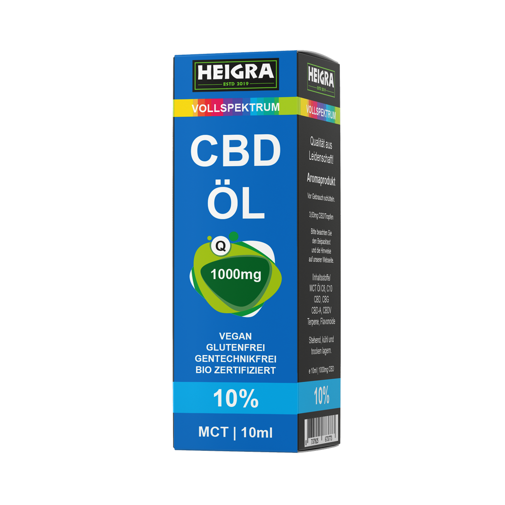 MCT CBD Vollspektrum 10% 10ml HEIGRA